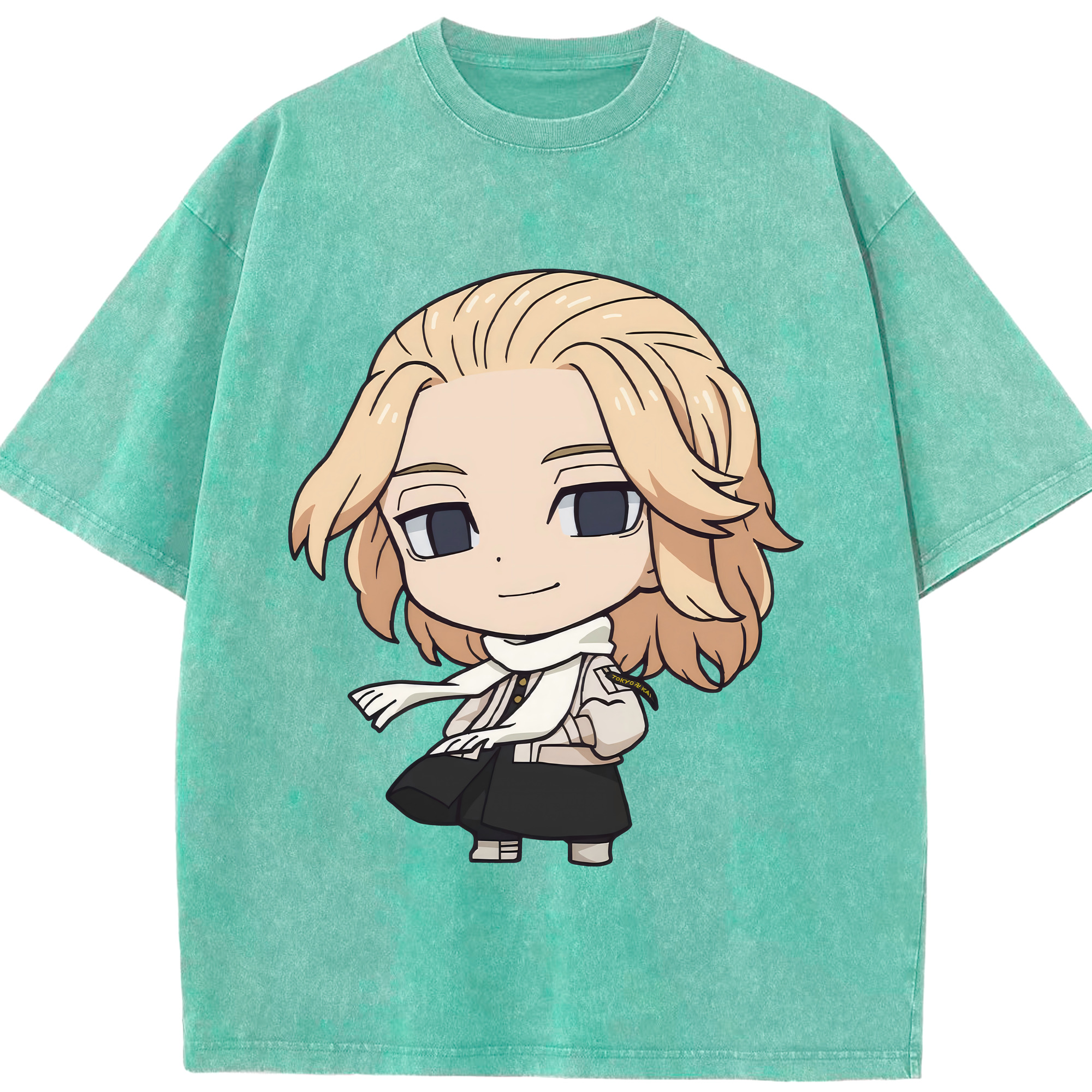 （画像用） 東京リベンジャーズ Tokyo Revengers 綿100% ヴィンテージ風 半袖Tシャツ（フロントプリント）